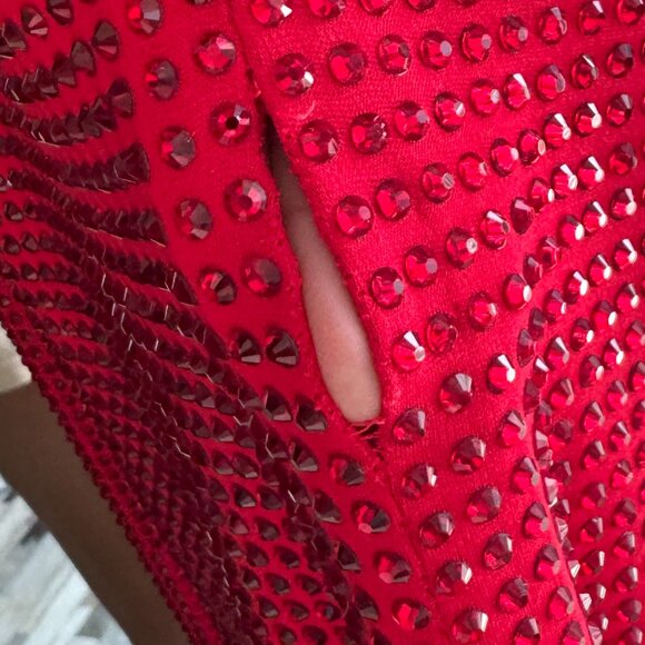 Area Crystal Embellished Gown - Picture 7 of 9